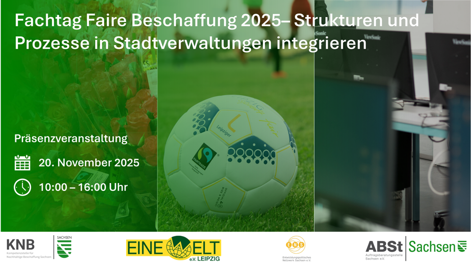 Fachtag Faire Beschaffung 2025 – Strukturen und Prozesse in Stadtverwaltungen integrieren