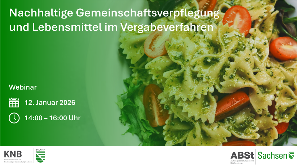 Nachhaltige Gemeinschaftsverpflegung und Lebensmittel im Vergabeverfahren