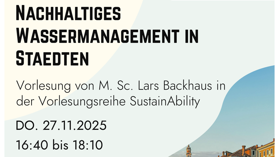 Nachhaltiges Wassermanagement in Städten