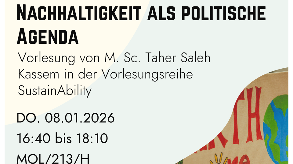 Nachhaltigkeit als politische Agenda
