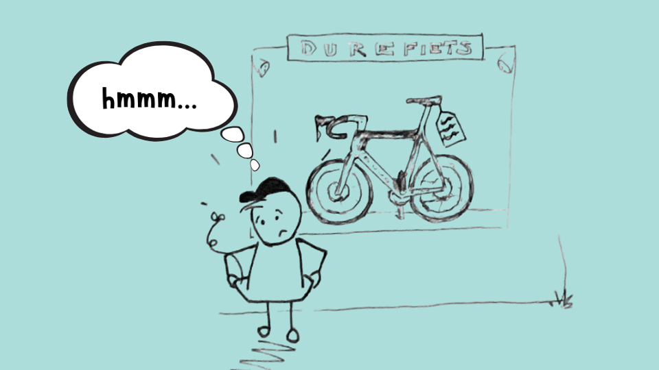 Keine Kohle aber Fahrrad