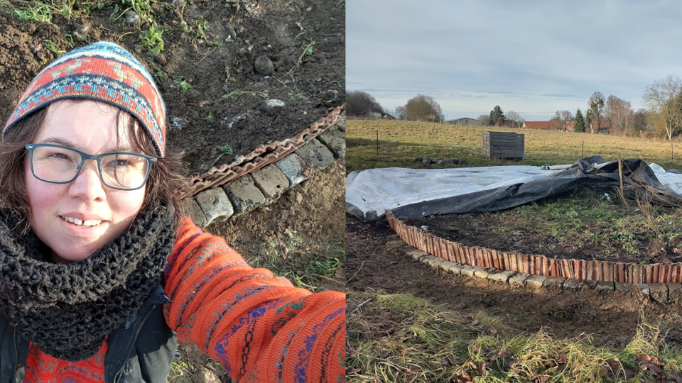 Beetbegrenzung im Gemeinschaftsgarten SterngartenOase