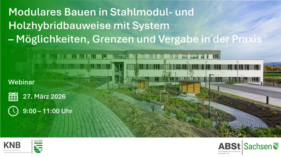Modulares Bauen in Stahlmodul- und Holzhybridbauweise mit System – Möglichkeiten, Grenzen und Vergabe in der Praxis