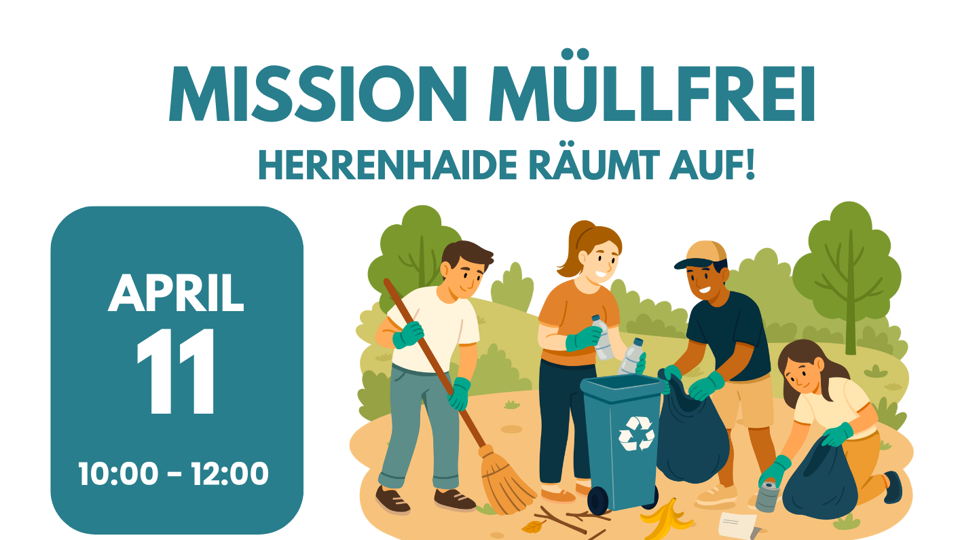Mission Müllfrei! Herrenhaide räumt auf!