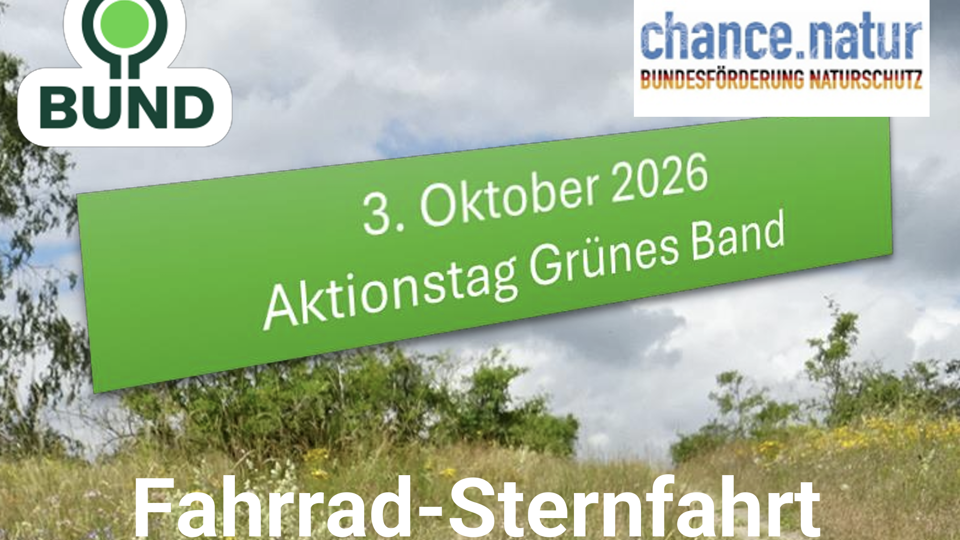 Aktionstag Grünes Band - Fahrrad - Sternfahrt